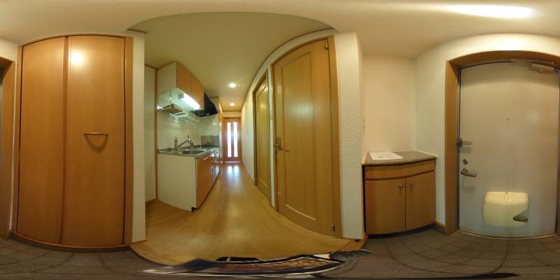 パノラマ画像玄関