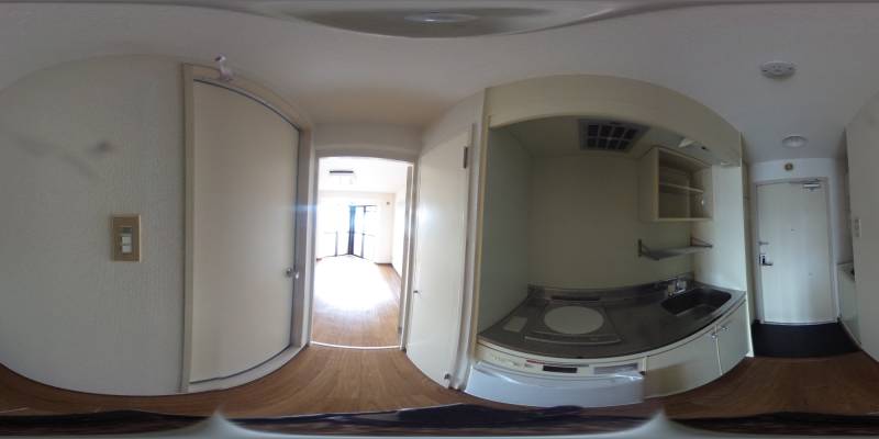 パノラマ画像キッチン