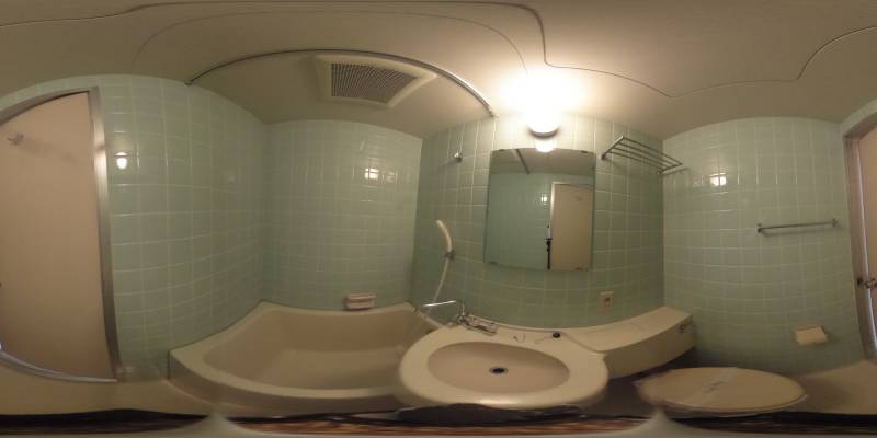 パノラマ画像バスルーム