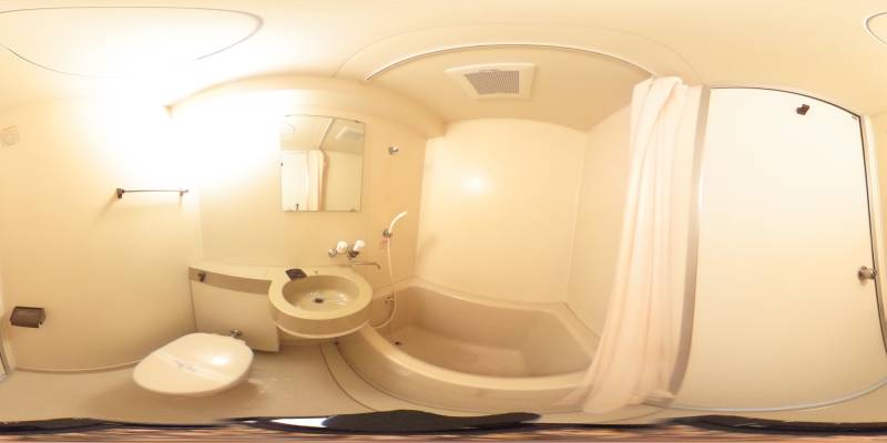 パノラマ画像バスルーム