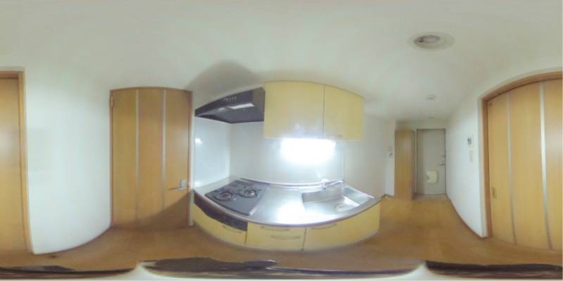 パノラマ画像キッチン