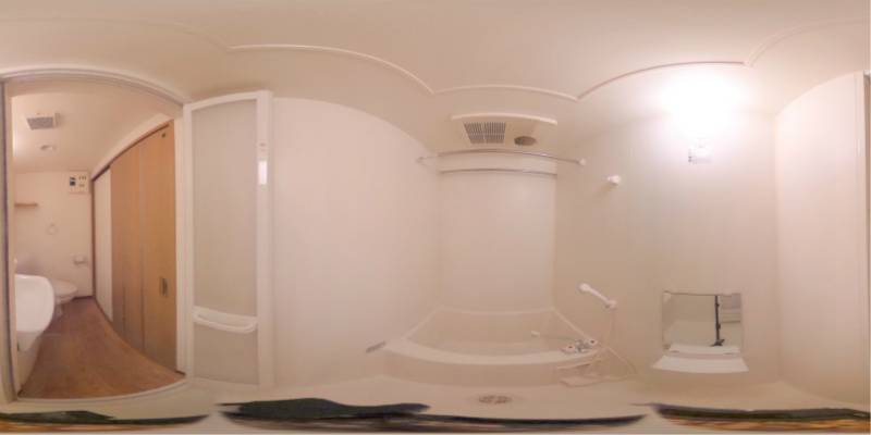 パノラマ画像バスルーム