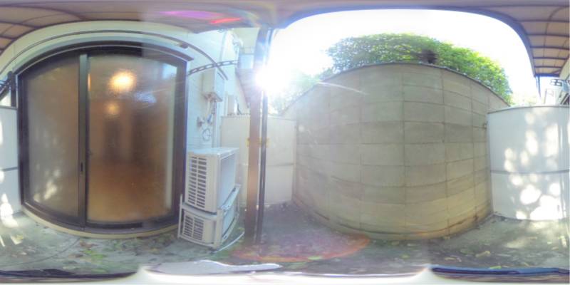 パノラマ画像バルコニー