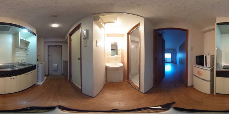 パノラマ画像キッチン