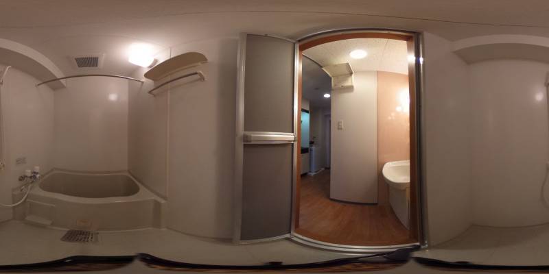 パノラマ画像バスルーム