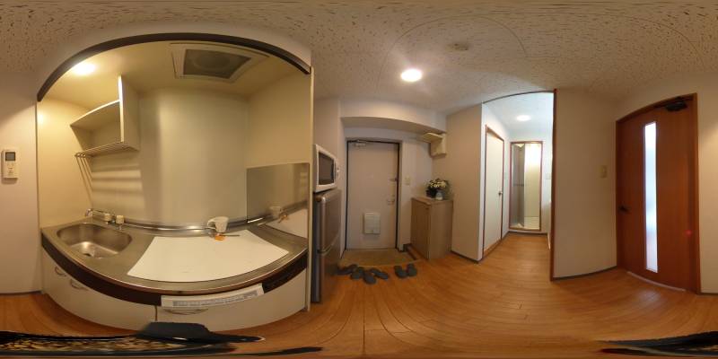 パノラマ画像キッチン