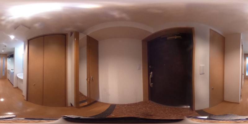 パノラマ画像玄関