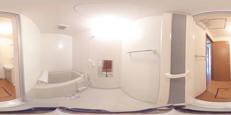 パノラマ画像バスルーム