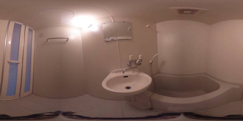 パノラマ画像バスルーム