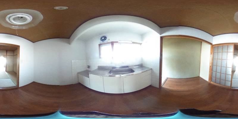 パノラマ画像キッチン