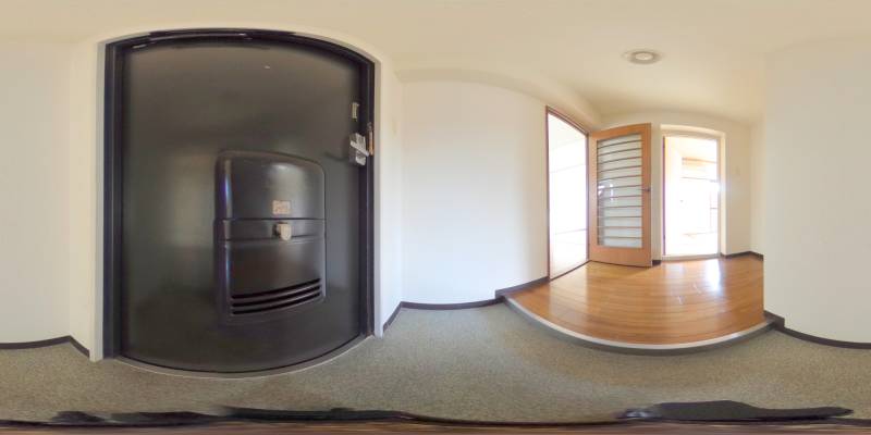 パノラマ画像玄関