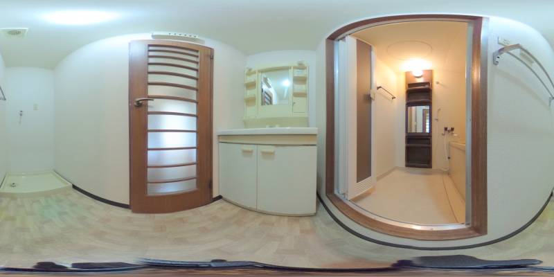 パノラマ画像バスルーム