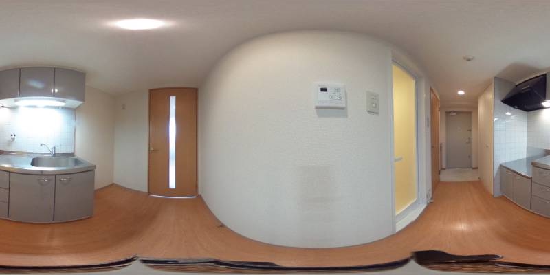 パノラマ画像キッチン