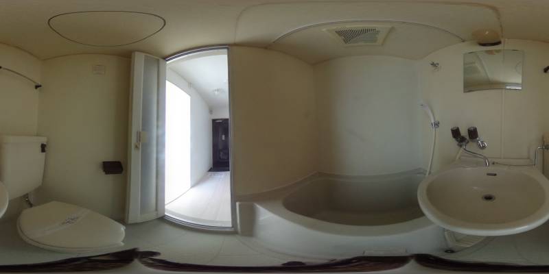 パノラマ画像バスルーム