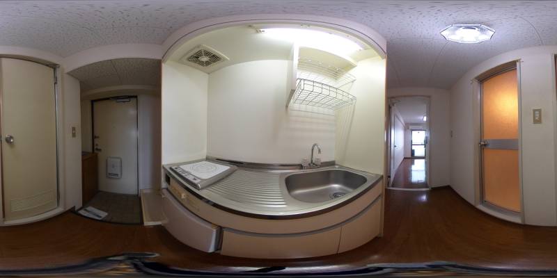 パノラマ画像キッチン