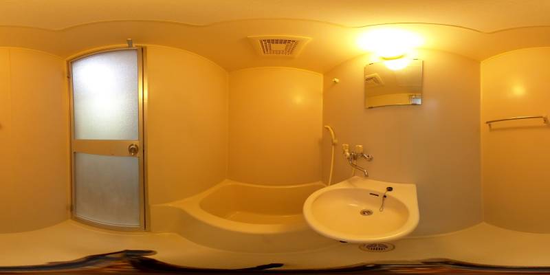 パノラマ画像バスルーム