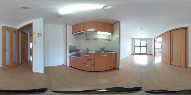 パノラマ画像キッチン