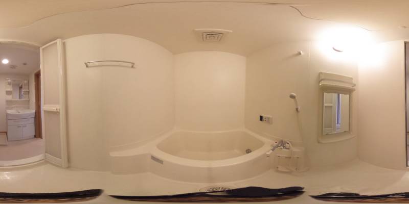 パノラマ画像バスルーム