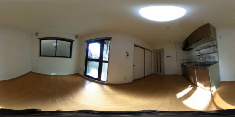 パノラマ画像キッチン