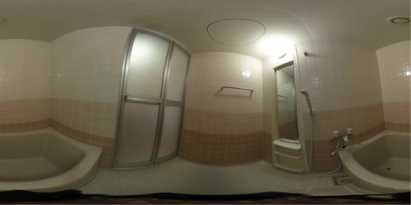パノラマ画像バスルーム