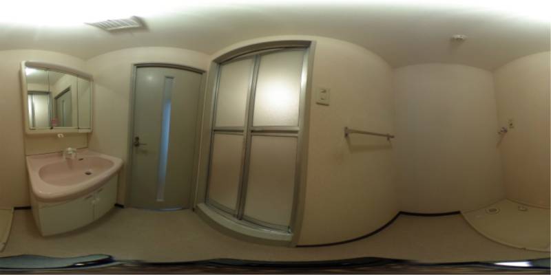 パノラマ画像洗面所