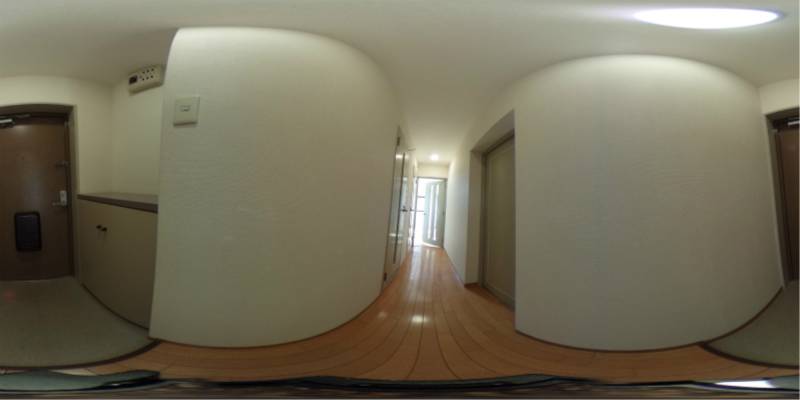 パノラマ画像玄関