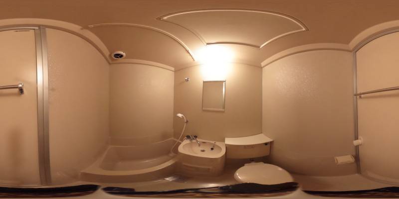 パノラマ画像バスルーム