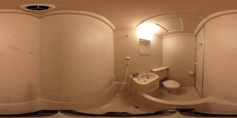 パノラマ画像バスルーム