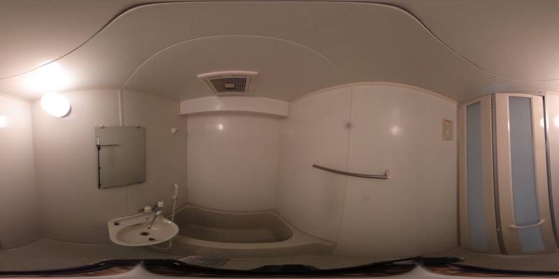 パノラマ画像バスルーム
