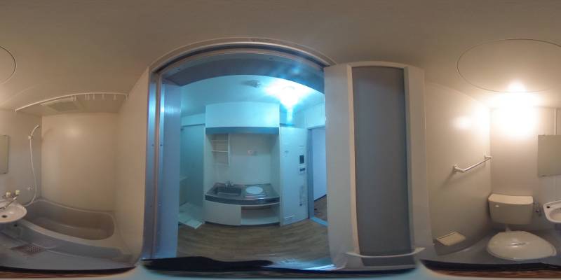 パノラマ画像バスルーム