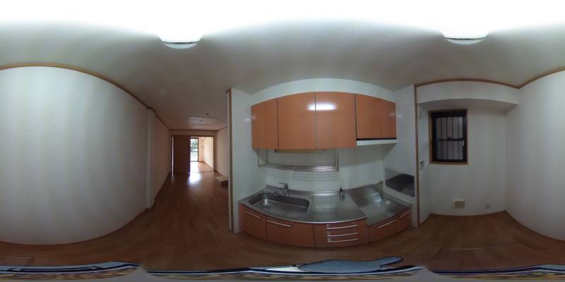 パノラマ画像キッチン