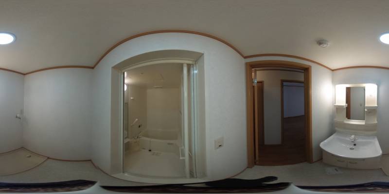 パノラマ画像バスルーム