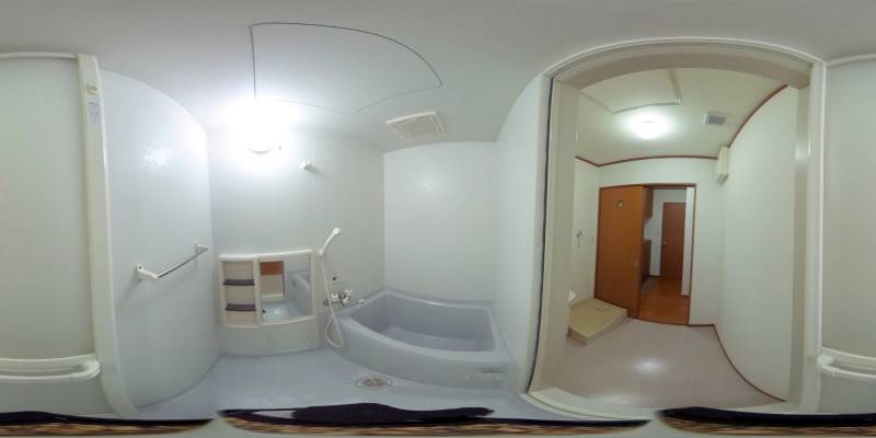 パノラマ画像バスルーム