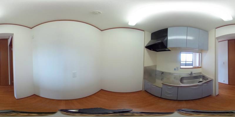 パノラマ画像キッチン