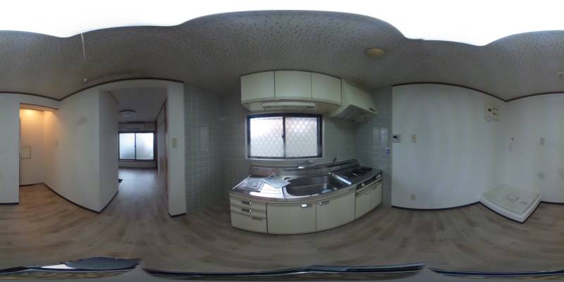 パノラマ画像キッチン
