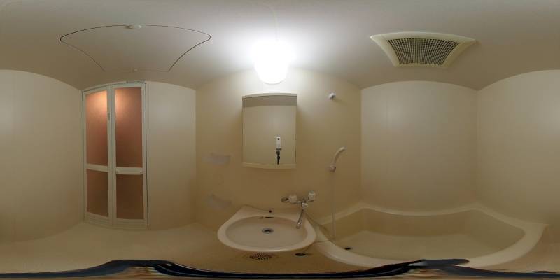 パノラマ画像バスルーム