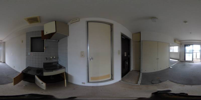 パノラマ画像キッチン