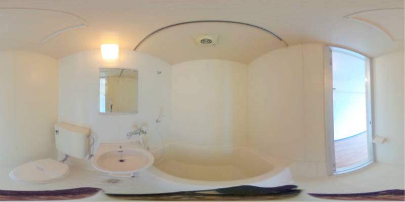 パノラマ画像バスルーム