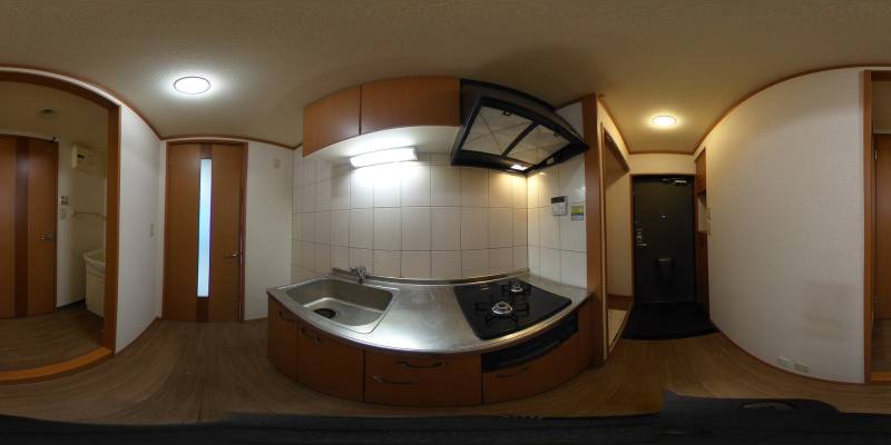 パノラマ画像キッチン