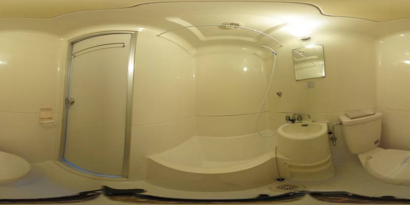 パノラマ画像バスルーム