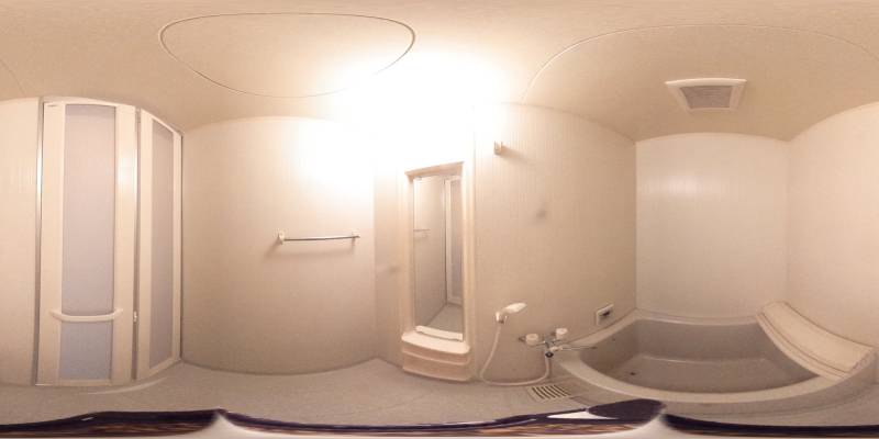 パノラマ画像バスルーム