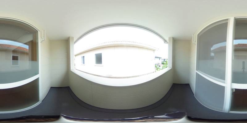 パノラマ画像バスルーム