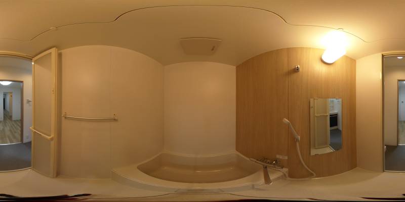 パノラマ画像バスルーム