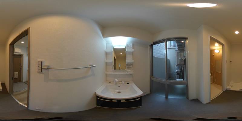 パノラマ画像洗面所