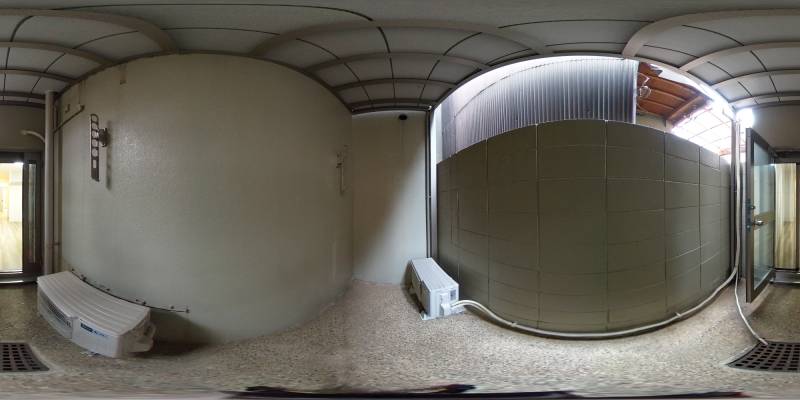 パノラマ画像バルコニー