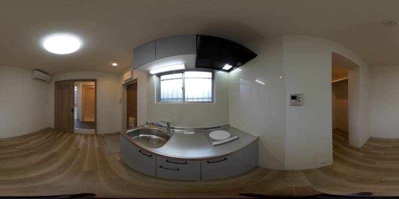 パノラマ画像キッチン