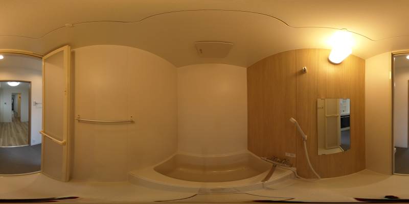 パノラマ画像バスルーム