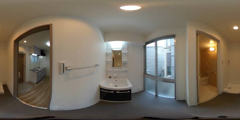 パノラマ画像洗面所