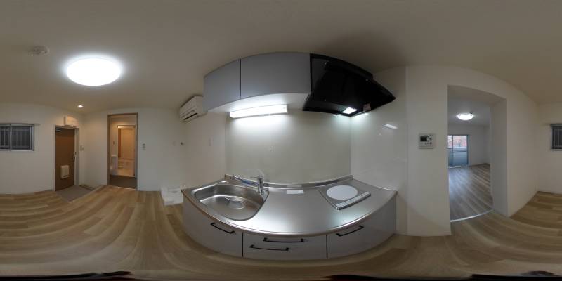 パノラマ画像キッチン