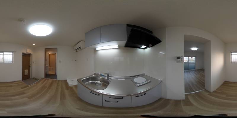 パノラマ画像キッチン